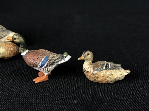 Family Of 4 Antique Austrian Vienna Bronze Ducks - Picture 8 of 12