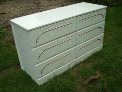 6 Drawer Dresser Standard Size Drawers White Gloss Finish Dressers 6 Drawer Dresser Standard Size Drawers White Gloss Finish
