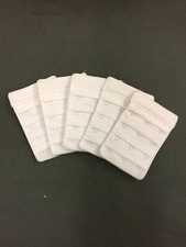 Lot Of 5 Little White 3x4 Hook Bra Extenders. A133 Jv