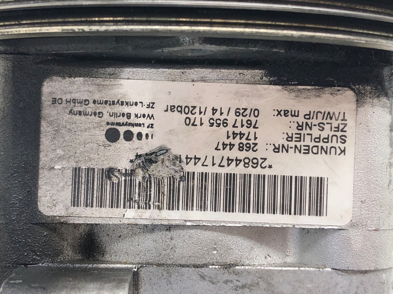 2014-2020 MASERATI QUATTROPORTE 3.0L POWER STEERING PUMP W/ PULLEY OEM.