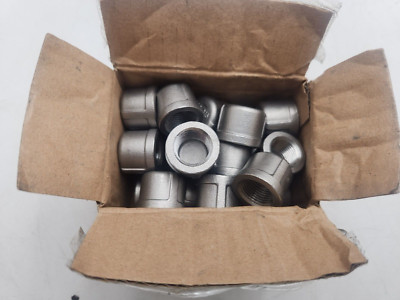 25 Merit Brass K616-06 Banded Pipe Cap 3/8 in FNPT 150 lb 316/316L SS