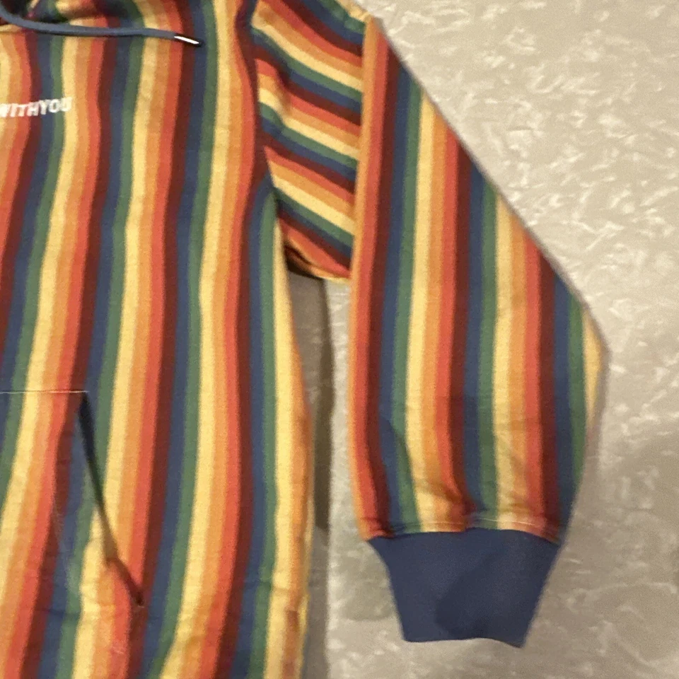 Sudadera con capucha a rayas Guess Friends With You talla L Foto 4 de 4