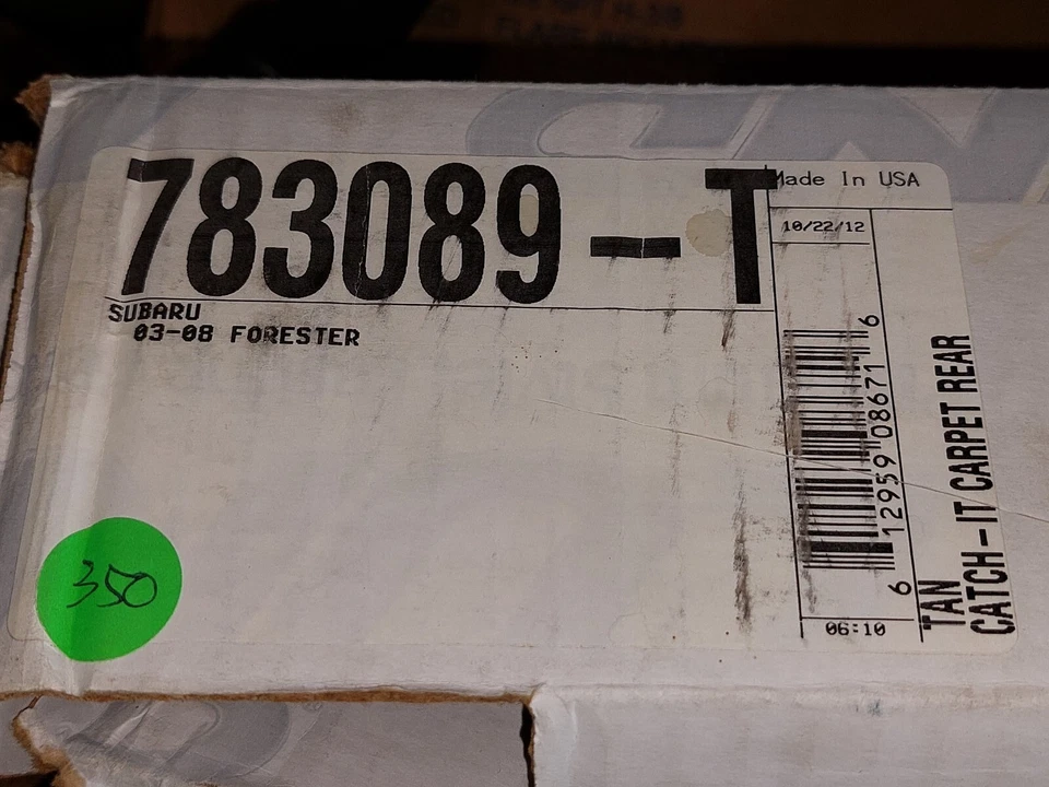 Par de alfombrillas traseras tostadas Lund Nifty Catch-It 783089-T 2003-2008 Subaru Forester Foto 4 de 4