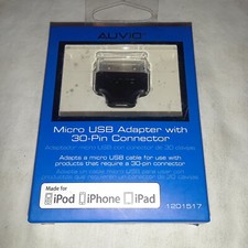 Auvio Micro USB Adapter with 30-pin Connector