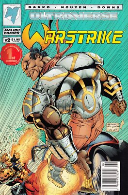 Warstrike #2 Newsstand Cover Malibu Comics