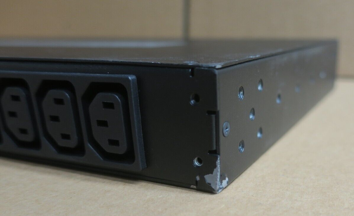 APC AP7723 Rack ATS Automatic Transfer Switch 2x C20 IN 8x C13 + 1x C19 ...