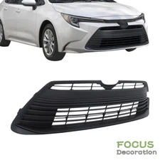 Fit For Toyota Corolla LE Base XLE 2023 2024 Front Bumper Grille Assembly Black