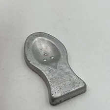 VTG Foley Tidy Kitchen Spoon Rest Aluminum 5-1/4" long MCM Retro Farmhouse Kitch