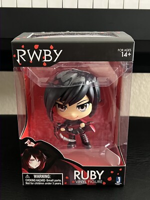 New RWBY Ruby Rose Vinyl Figure Series 1 Black Box Rooster Teeth Jazwares 2016