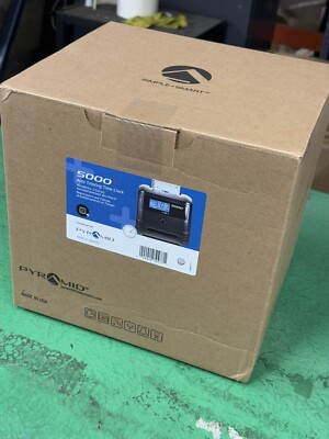 Pyramid Time Systems, Model 5000 Auto Totaling Time Clock, Handles up to 100 ...