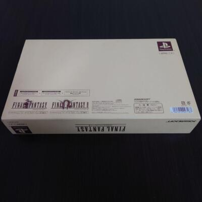 PS1 Final Fantasy 1 & 2 I II Premium Package Used Needs JP Console
