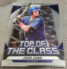 2020 Panini Prizm Baseball Josh Jung RC Top Of The Class Insert Texas Rangers