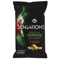 Lay's Sensations Mexican Peppers & Cream Chips (10 X 150 Gr.)