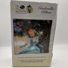 Disney The Dreams Collection cinderella Pillow Latch Hook Kit 52755 12x12  New