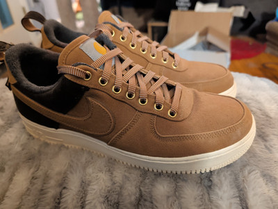 Nike x Carhartt WIP Air Force 1 Low  Ale Brown  | SZ 10.5M/12W | AV4113-200