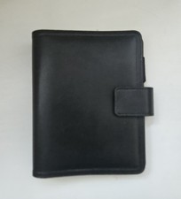Franklin Covey 365 Compact Planner 6 Ring-1" Binder-Black Leather, Snap, 8x6 in.