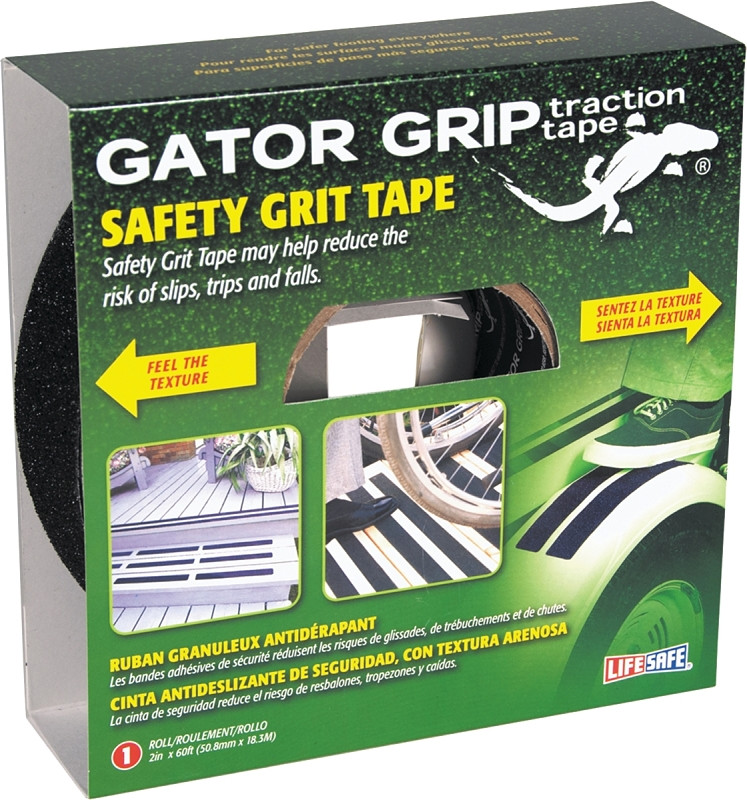 Gator Grip: Anti-Slip Tape, 2" x 60', Black
