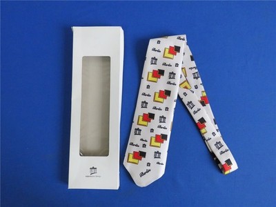 Staatsgeschenk Berlin Deutschland Krawatte Seide KSB Design Brandenburger Tor