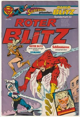✪ ROTER BLITZ SONDERHEFT #22 + Sammel-Ecke, Ehapa/DC Comics 1978 COMICHEFT Z1/1- - Bild 1 von 4