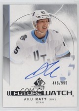 2024-25 SP Authentic Auto Future Watch 448/999 Aku Raty #158 1e5k