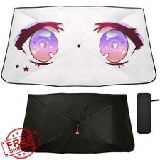Oarencol Anime Eyes Windshield Sun Shade Umbrella