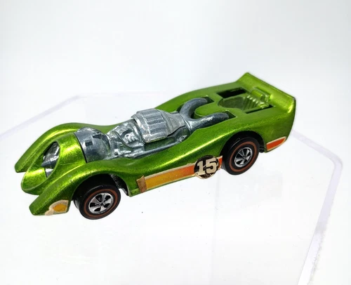 Hot Wheels Redline 1970 JET THREAT in Green Apple/Lime HK