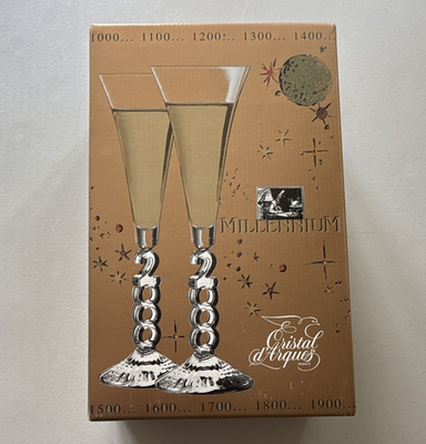 The Hotel Hershey Millennium Champagne Flutes, Set Of 2 19 cl Cristal d'Arques