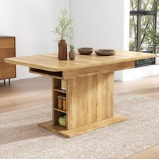 Extendable Dining Table Dining Table with Storage Dining Table Coffee Table Oak