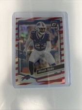 2023 Panini Donruss Optic - Micah Hyde #23 Red White Stripe Freedom Prizm