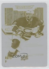 2017-18 Upper Deck Compendium Printing Plate Yellow 1/1 Shea Weber #444 HOF 1hh