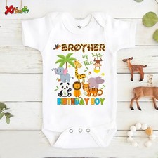 Children Summer White T-shirt Kids Number 1-9 Birthday Present Cute Clothes