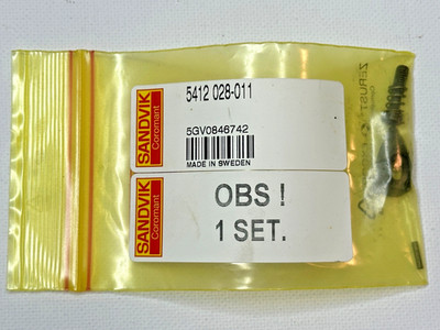 Sandvik 5412 028-011 Indexable Toolholder Clamp Set