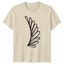 Elegantes T-Shirt Blattranke Muster Botanik Natur Pflanze Geburtstag Geschenk