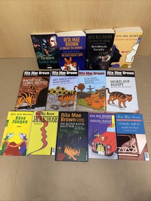 Rita Mae Brown| Sneaky Pie Brown|Konvolut(13 Stück) gratis Versand