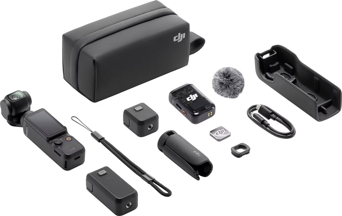 DJI - Osmo Pocket 3 Creator Combo 3-Axis Stabilized 4K Handheld
