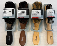 Diane Men's Brush Set of 4 Boar Soft, Medium, Hard Extra Hard Brush Kit
