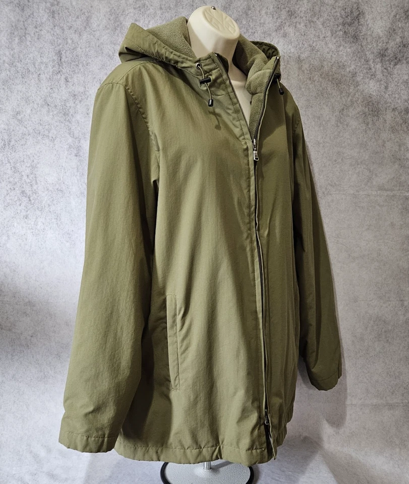Eddie Bauer Hooded Full Zipper Jacket Size Large - Image 4 of 4