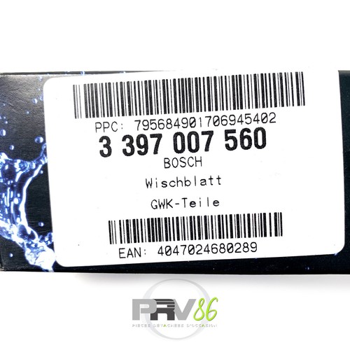 ✅✅ 2x Essuie-glaces AVANT BOSCH 3397007560 BMW – FORD – VOLVO ⚡⚡ NEUF ⚡⚡ - Foto 9 di 9