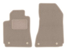 Fußmatten Automatten Vorne Velours Beige für Alfa Romeo Brera 2005-2010