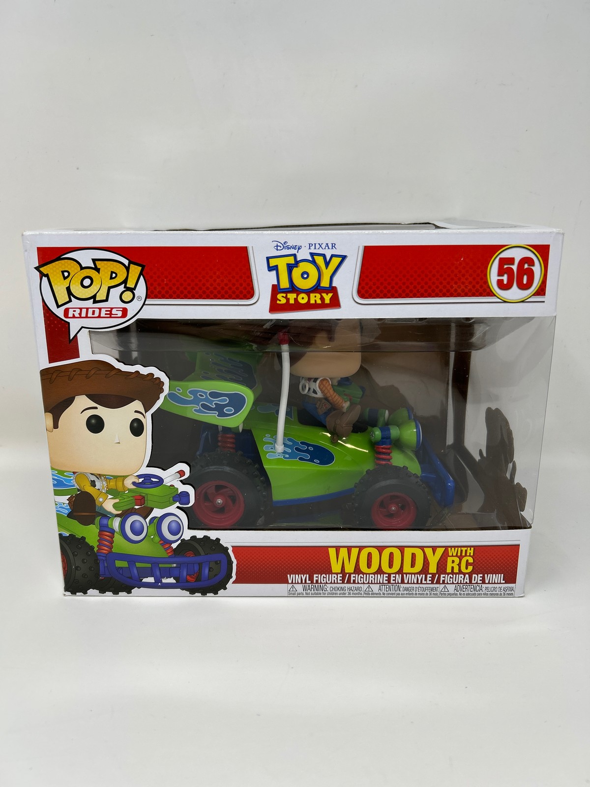 Funko Pop! Disney Pixar Toy Story Woody Con Rc #56 Figura Vinilo Caja Dañada