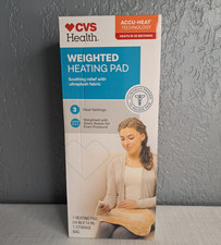 Weighted Heating Pad Soothing Relief With Ultraplush Fabric 14in 14in CVS Health