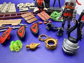 Playmobil 3274 Wolf Clan Knights Steck Castle Ruins 3666 3652 INCOMPLETE