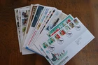GB Collection of 16 Different First Day Covers FDCS 2014 with SPECIAL CANCELS