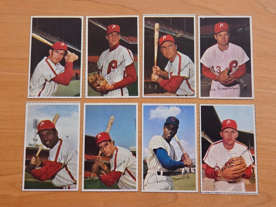 1971 Dell сегодняшняя команда набор Филадельфия Филлис 24 игрока марки 8 великих * WSC * - Изображение 3 из 4