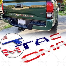 For Tacoma Tailgate Inserts Letters 2016-2025 3D Raised Decal Rear Emblem Badge
