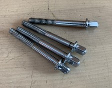 LUDWIG Lot of 4x - 2-inch TENSION ROD Snare Drum Rack Parts 60s 70s 80s 90s Vtg