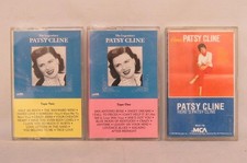 3 PATSY CLINE : The Legendary 1 2 and Here's Patsy Cline Cassette Tapes VG