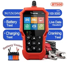 Car Battery Tester Automotive Load Battery Analyzer Charging Test 9/12/24V 