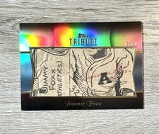 JIMMIE FOXX 2011 Topps Tribute CUT SIGNATURE AUTO Autograph SP 1/1 - Ultra Rare