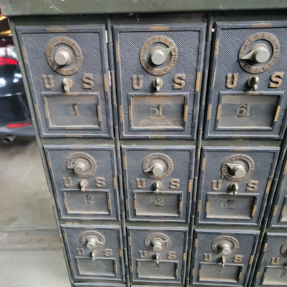 Caixa postal antiga forma Arlington VA 32 CAIXAS INDIVIDUAIS - Imagem 2 de 4